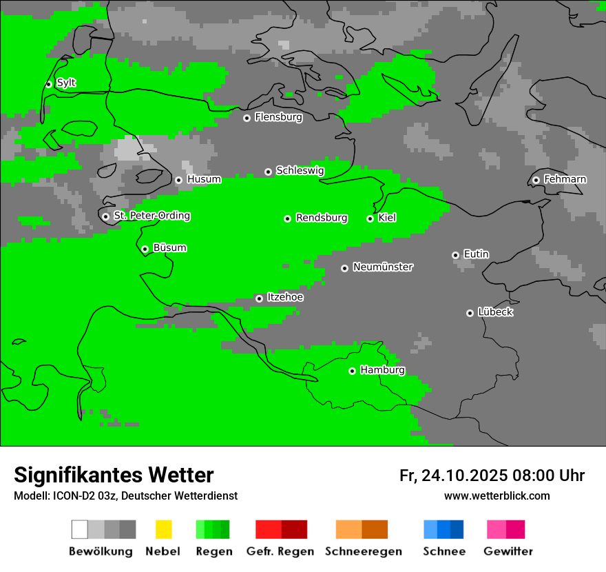 Modellkarten Signifikantes Wetter