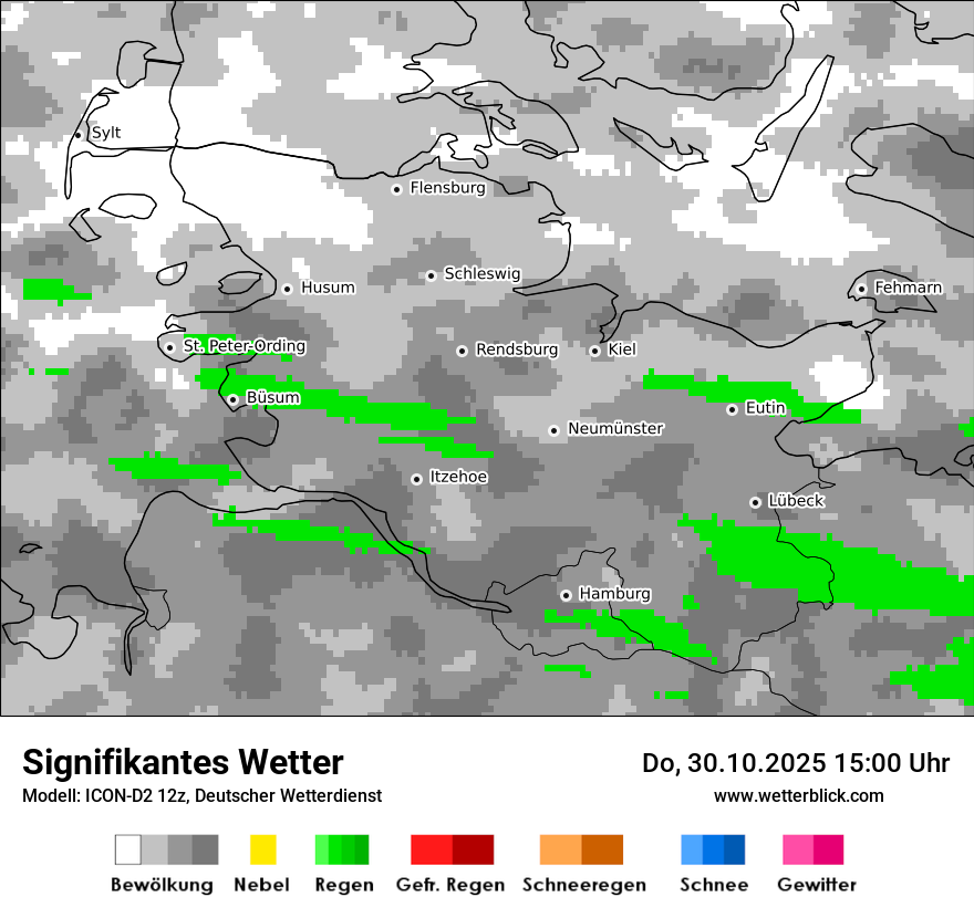 Modellkarten Signifikantes Wetter