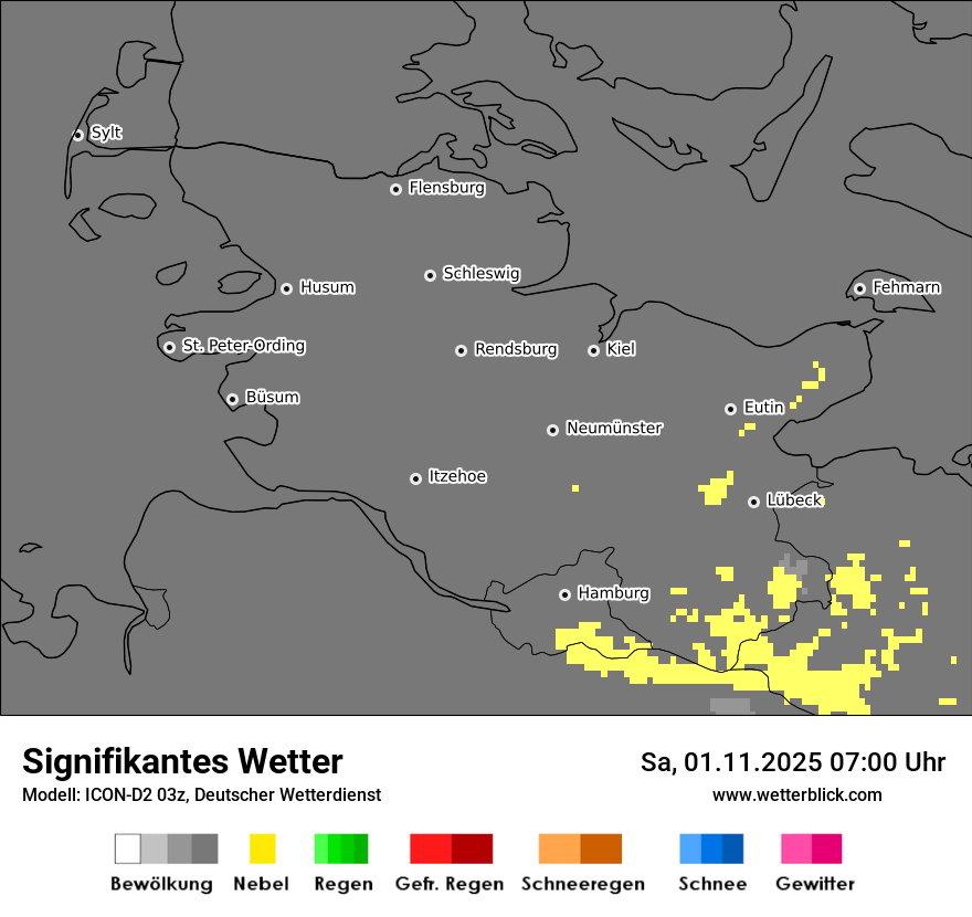 Modellkarten Signifikantes Wetter