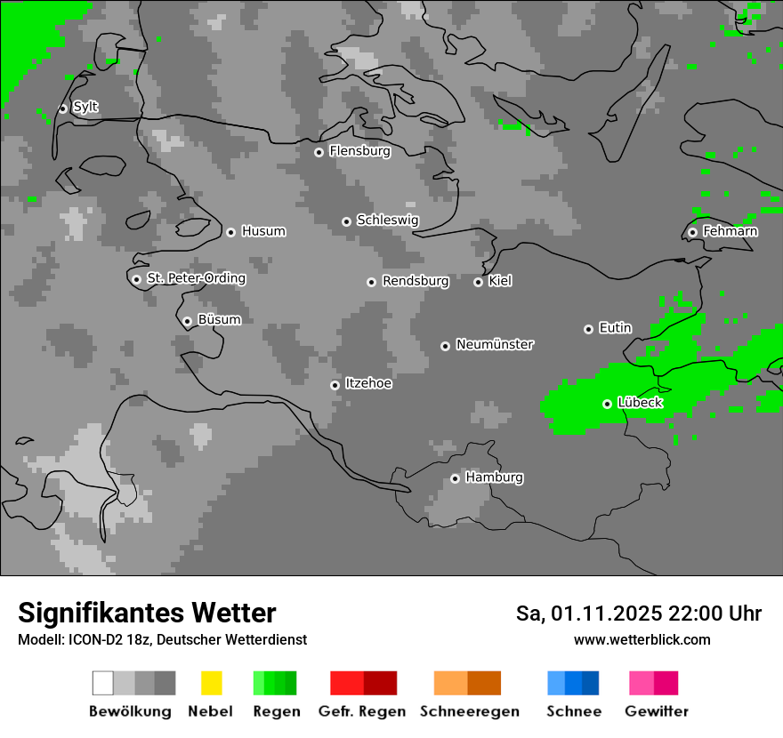 Modellkarten Signifikantes Wetter