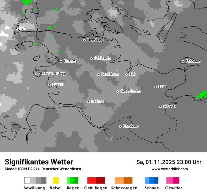 Modellkarten Signifikantes Wetter