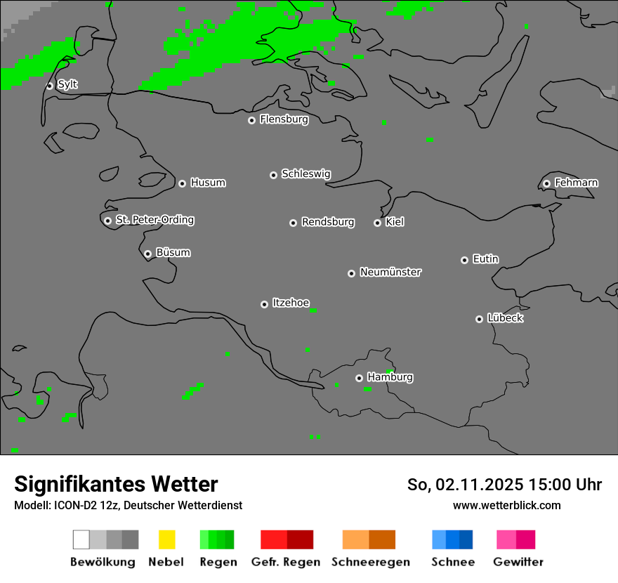 Modellkarten Signifikantes Wetter