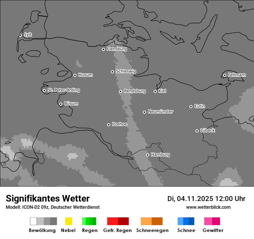 Modellkarten Signifikantes Wetter