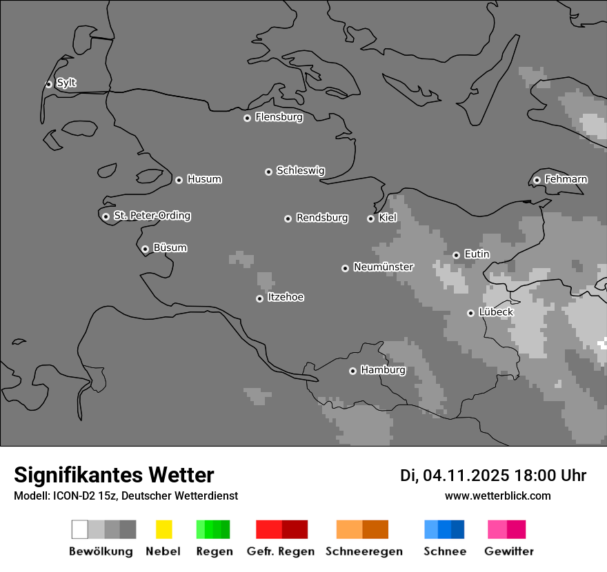 Modellkarten Signifikantes Wetter