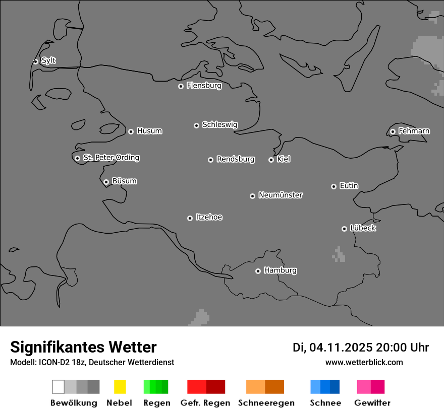 Modellkarten Signifikantes Wetter