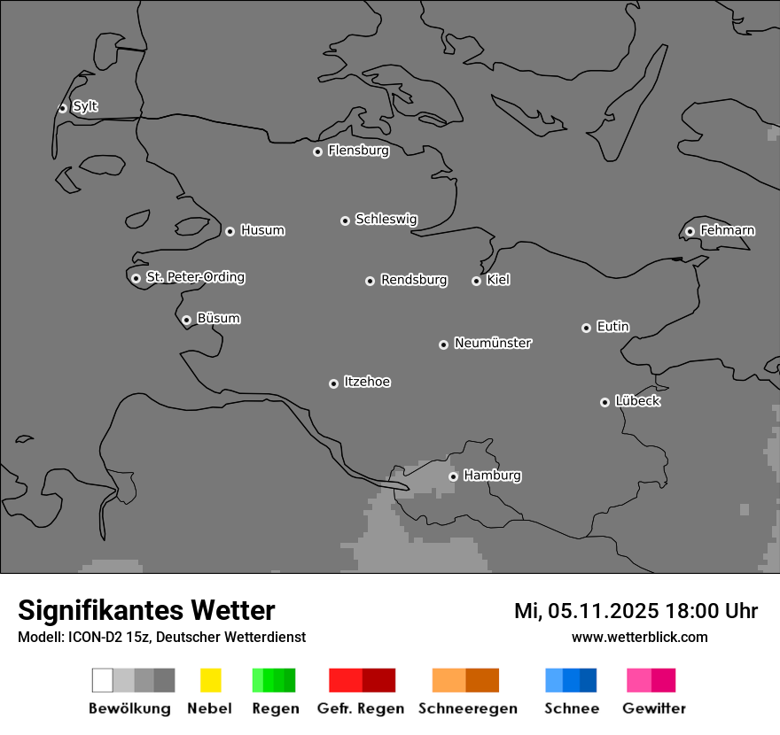 Modellkarten Signifikantes Wetter