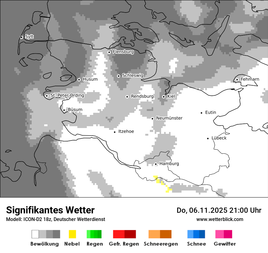 Modellkarten Signifikantes Wetter