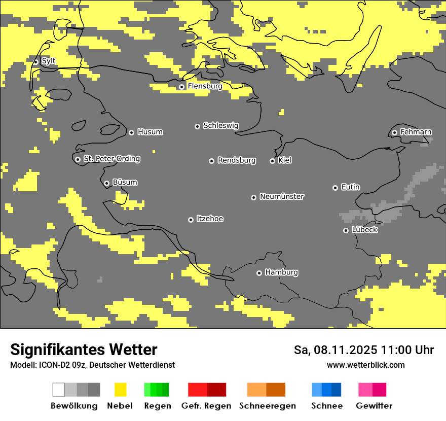 Modellkarten Signifikantes Wetter