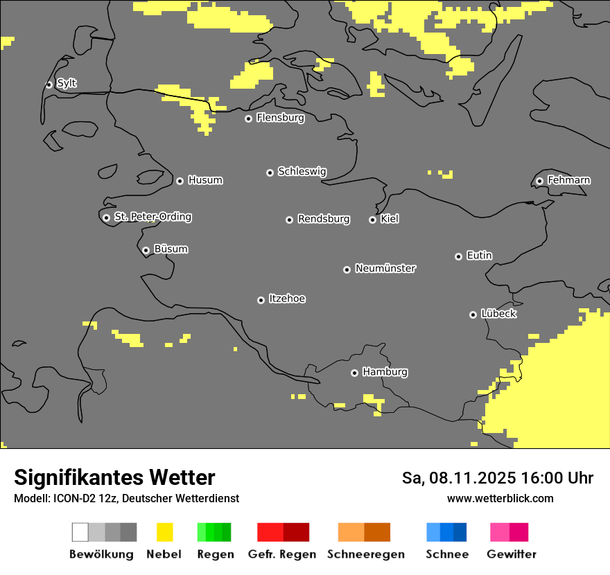 Modellkarten Signifikantes Wetter