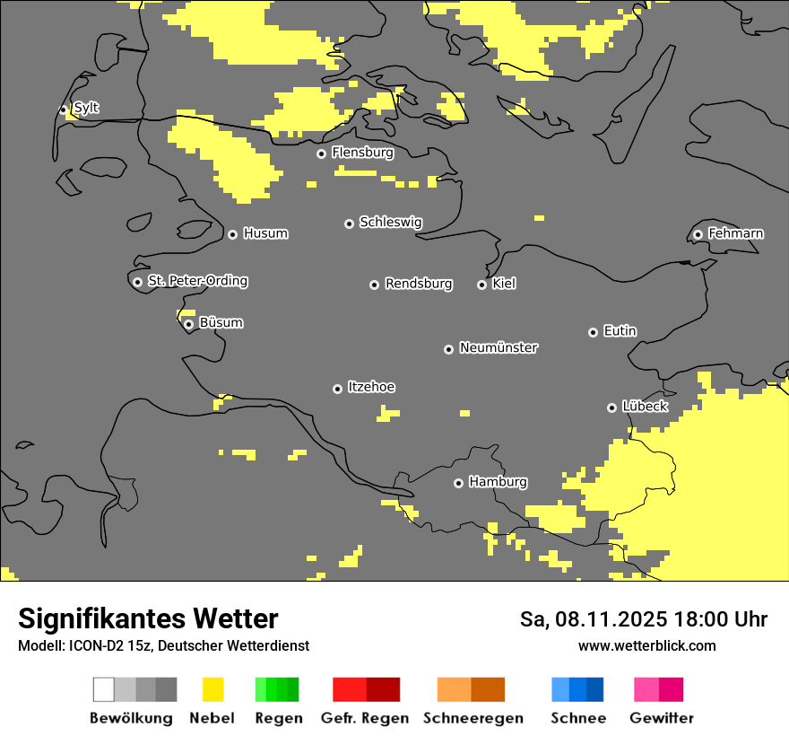 Modellkarten Signifikantes Wetter