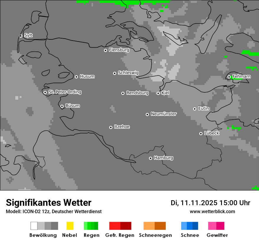 Modellkarten Signifikantes Wetter