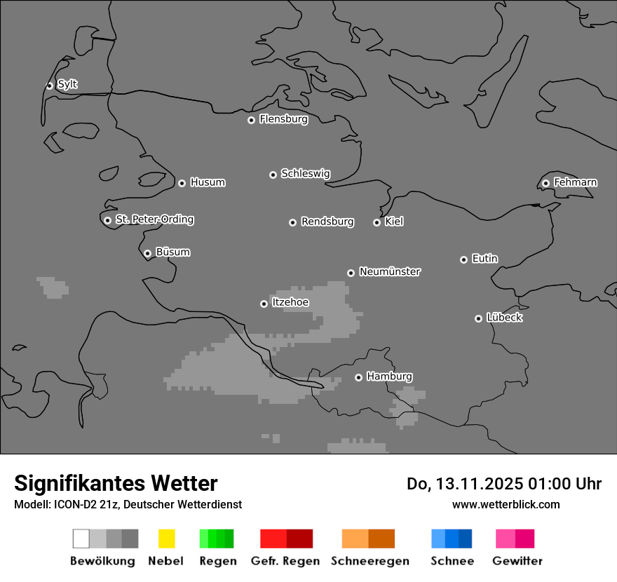 Modellkarten Signifikantes Wetter