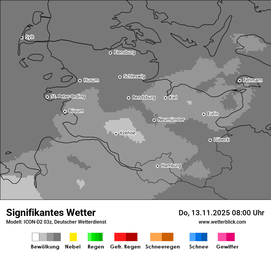 Modellkarten Signifikantes Wetter