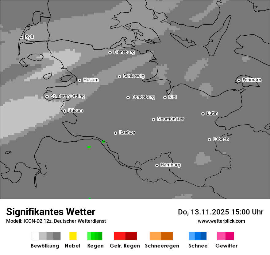 Modellkarten Signifikantes Wetter