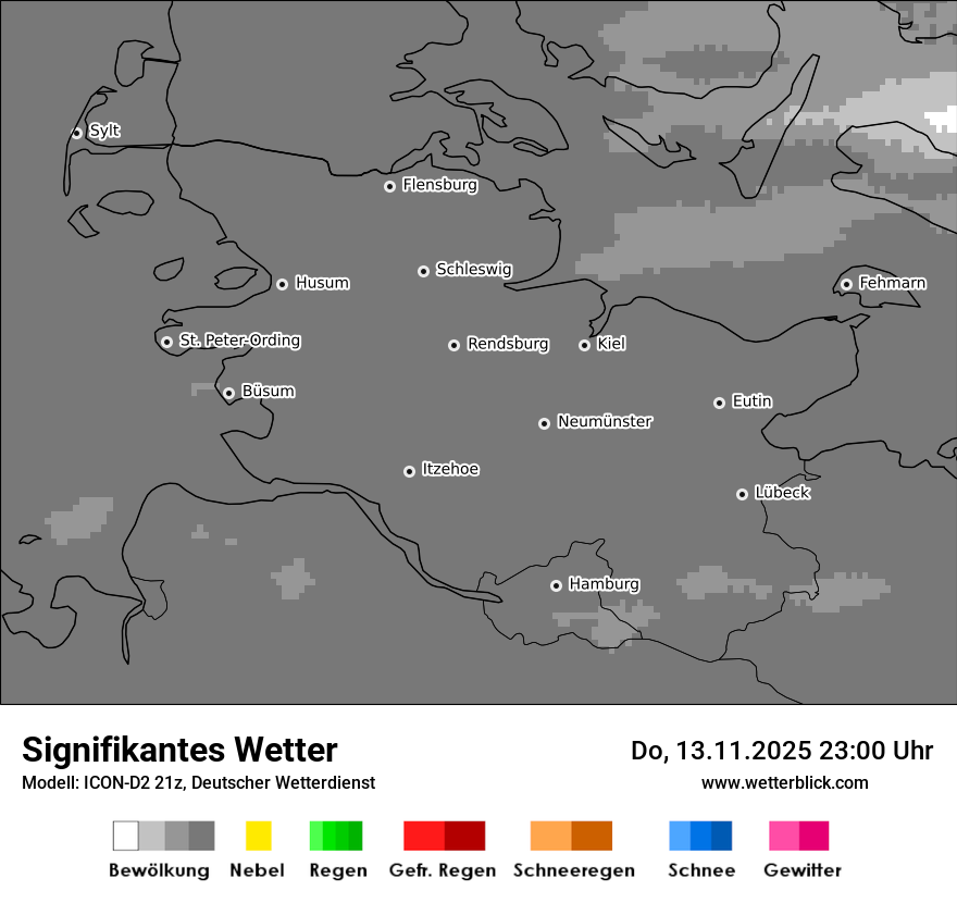 Modellkarten Signifikantes Wetter