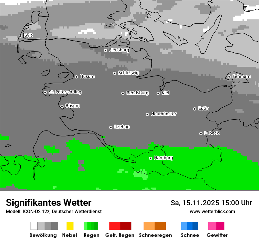 Modellkarten Signifikantes Wetter