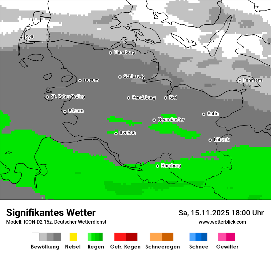 Modellkarten Signifikantes Wetter