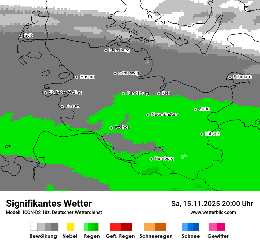 Modellkarten Signifikantes Wetter