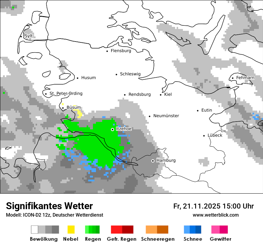 Modellkarten Signifikantes Wetter