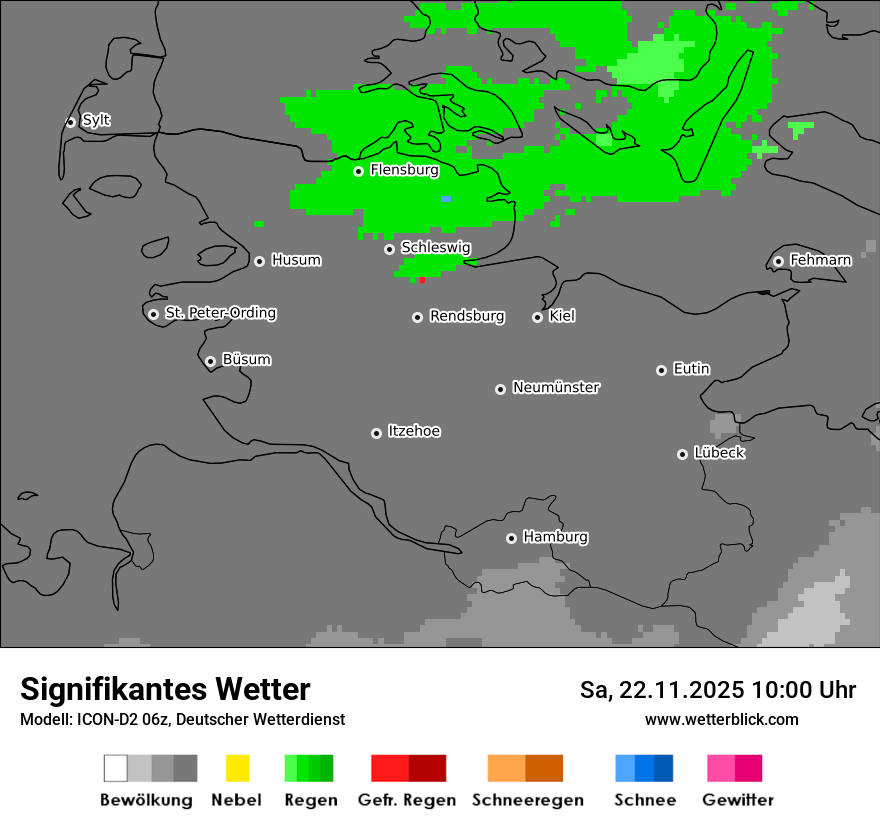 Modellkarten Signifikantes Wetter