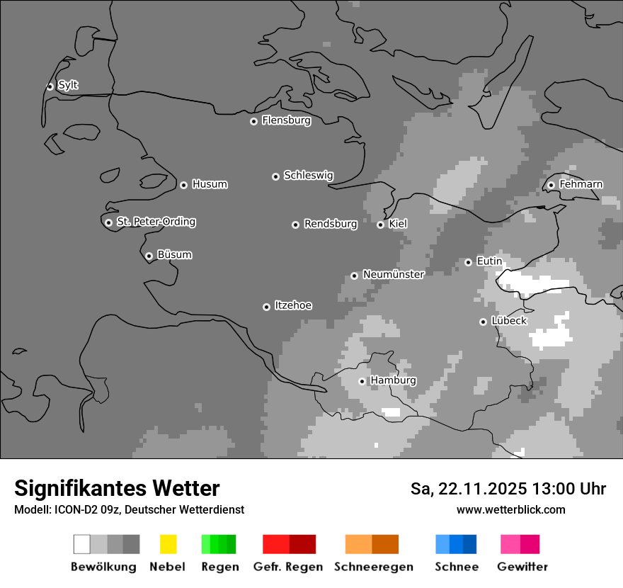 Modellkarten Signifikantes Wetter