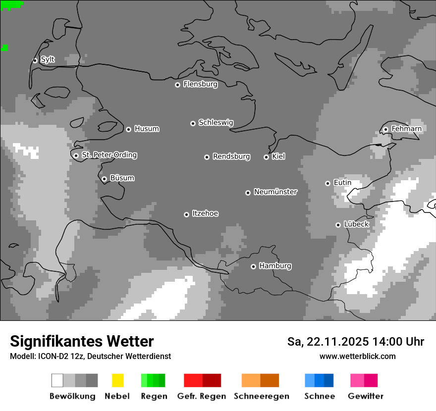 Modellkarten Signifikantes Wetter