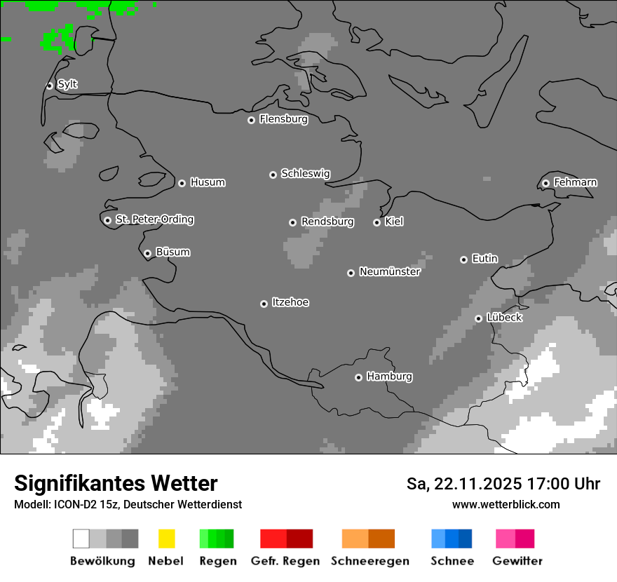 Modellkarten Signifikantes Wetter