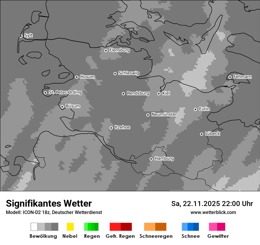 Modellkarten Signifikantes Wetter