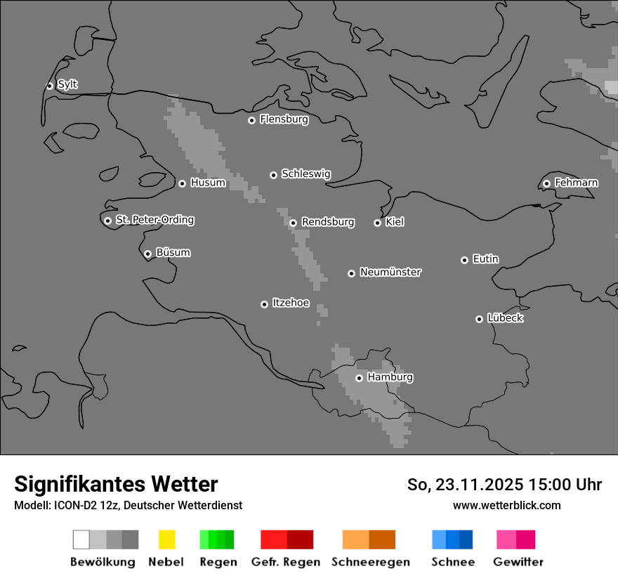 Modellkarten Signifikantes Wetter
