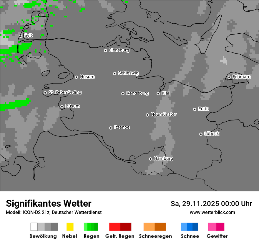 Modellkarten Signifikantes Wetter