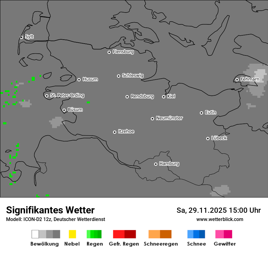 Modellkarten Signifikantes Wetter