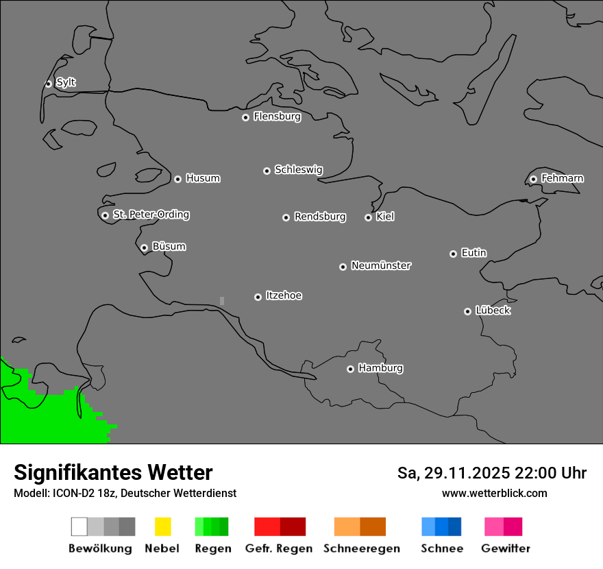 Modellkarten Signifikantes Wetter