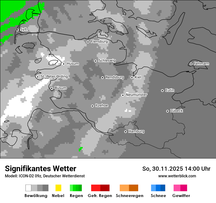 Modellkarten Signifikantes Wetter
