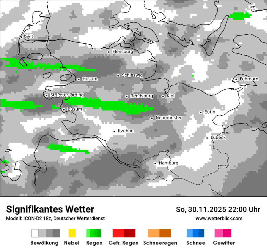 Modellkarten Signifikantes Wetter