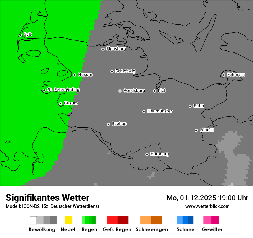 Modellkarten Signifikantes Wetter