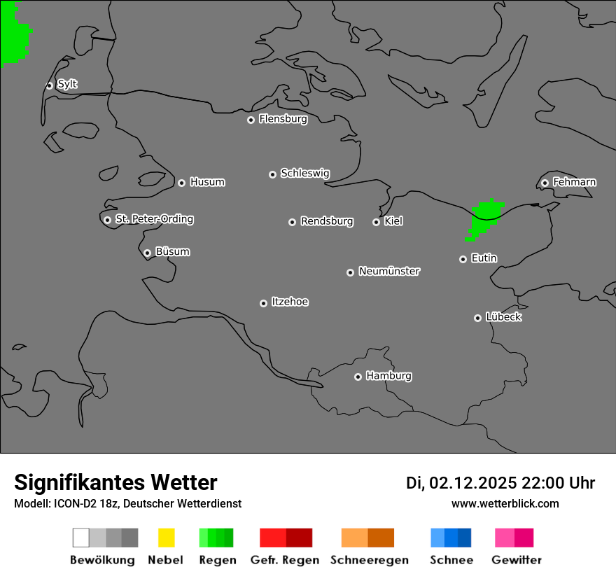 Modellkarten Signifikantes Wetter