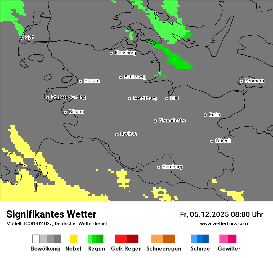 Modellkarten Signifikantes Wetter