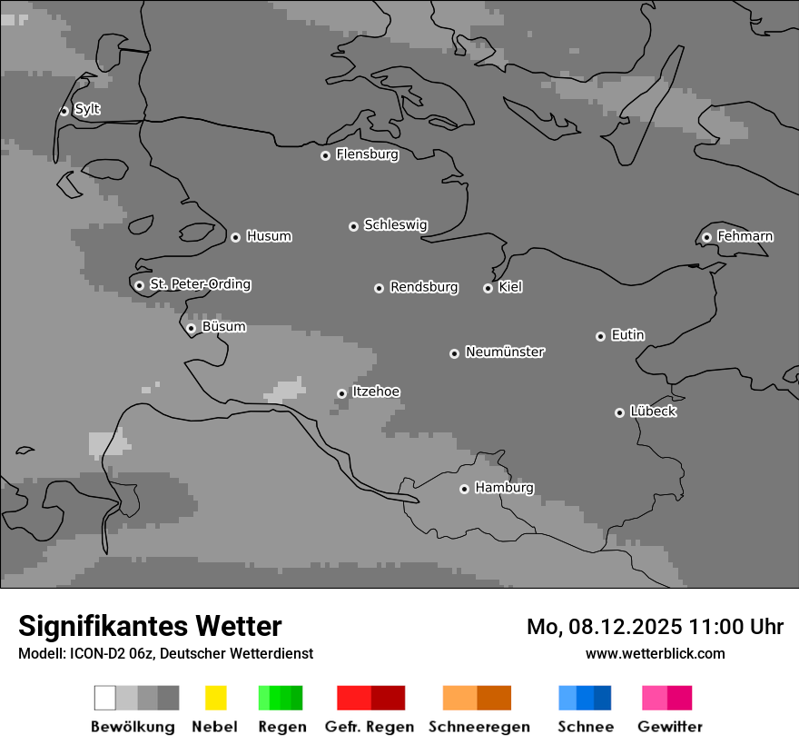 Modellkarten Signifikantes Wetter