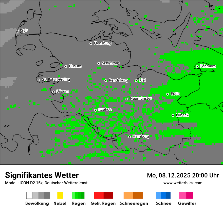 Modellkarten Signifikantes Wetter