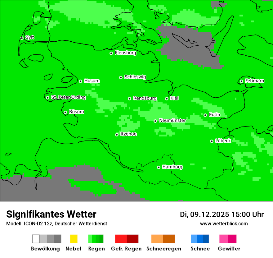 Modellkarten Signifikantes Wetter