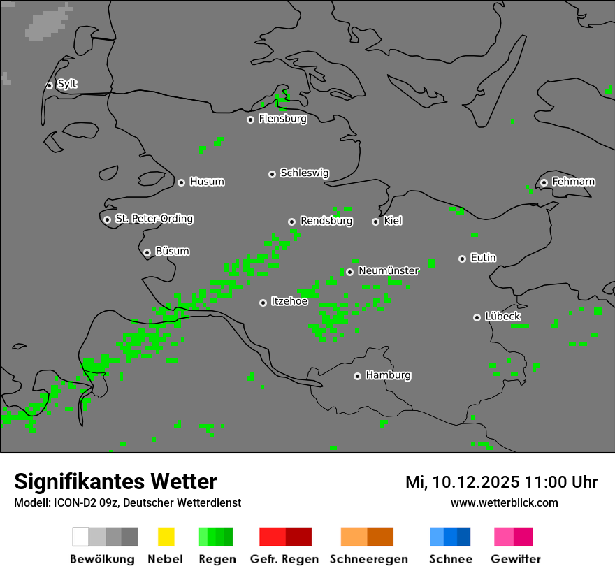 Modellkarten Signifikantes Wetter