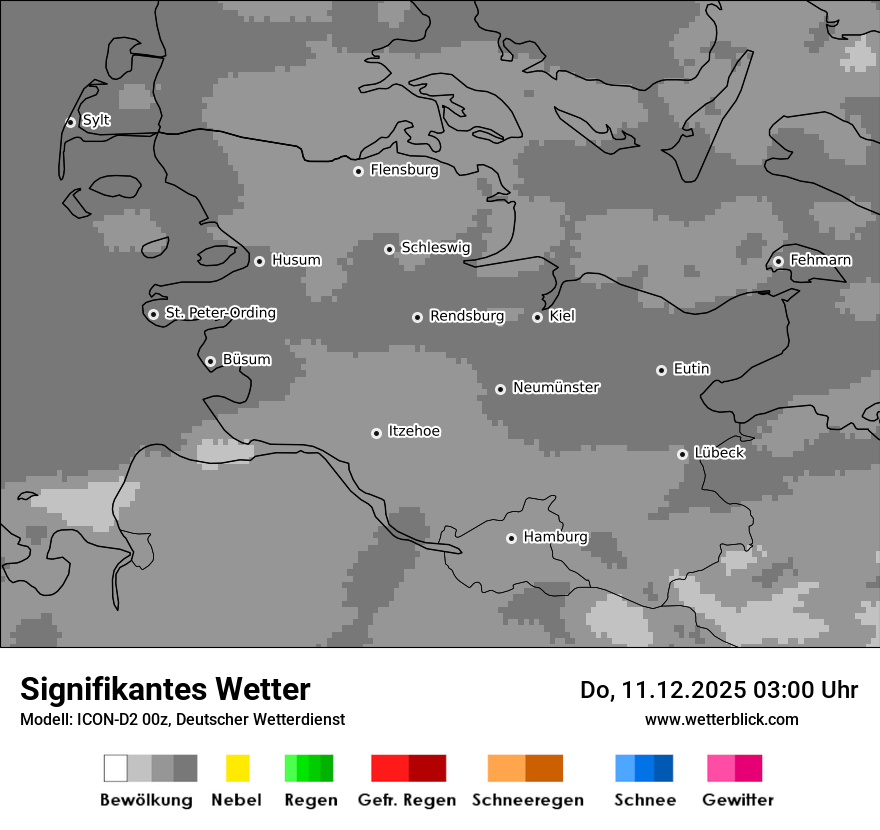 Modellkarten Signifikantes Wetter