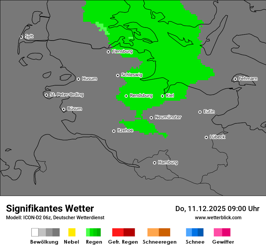 Modellkarten Signifikantes Wetter