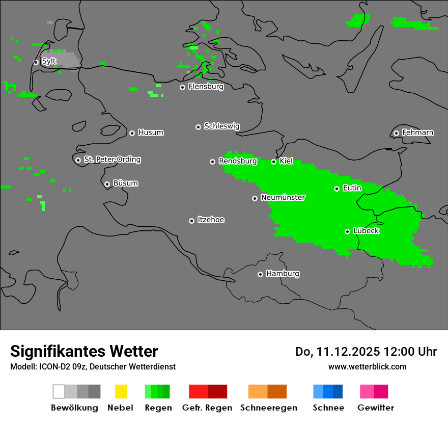 Modellkarten Signifikantes Wetter