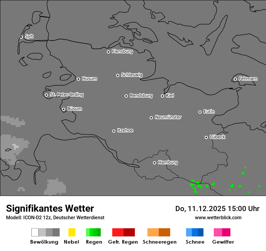 Modellkarten Signifikantes Wetter