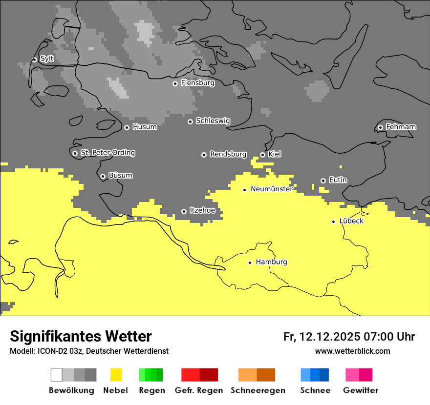 Modellkarten Signifikantes Wetter