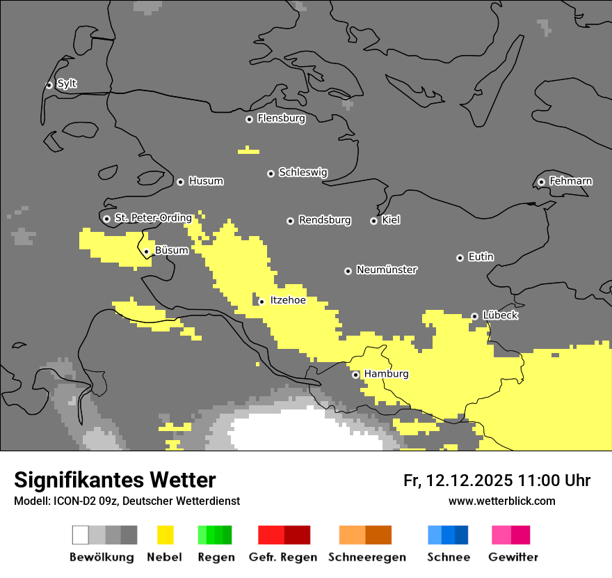 Modellkarten Signifikantes Wetter