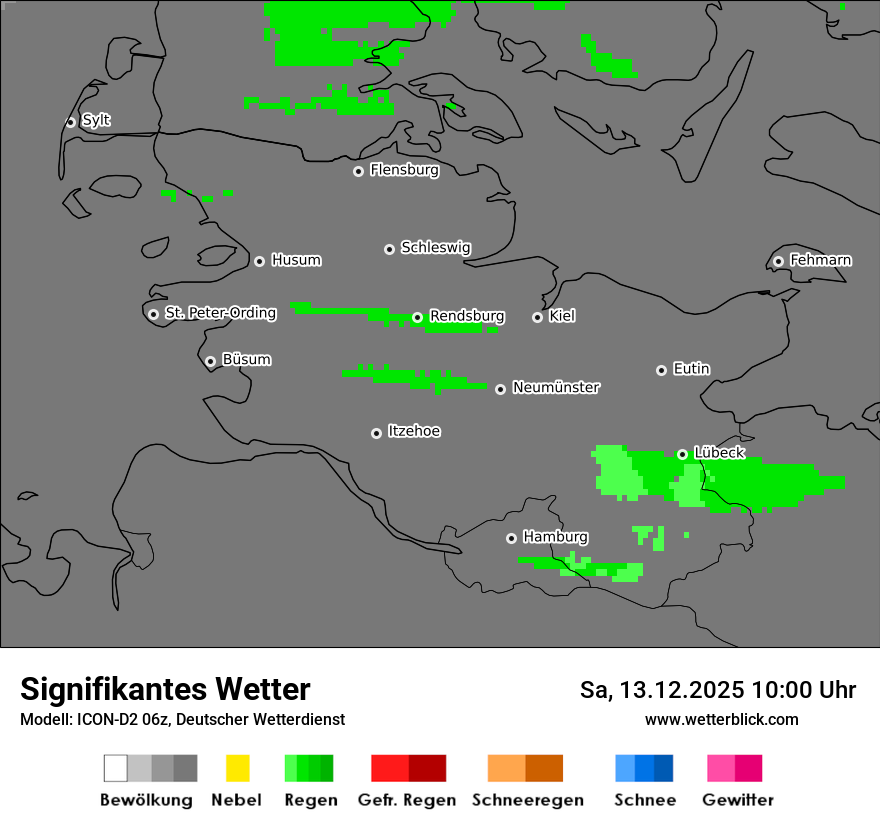Modellkarten Signifikantes Wetter
