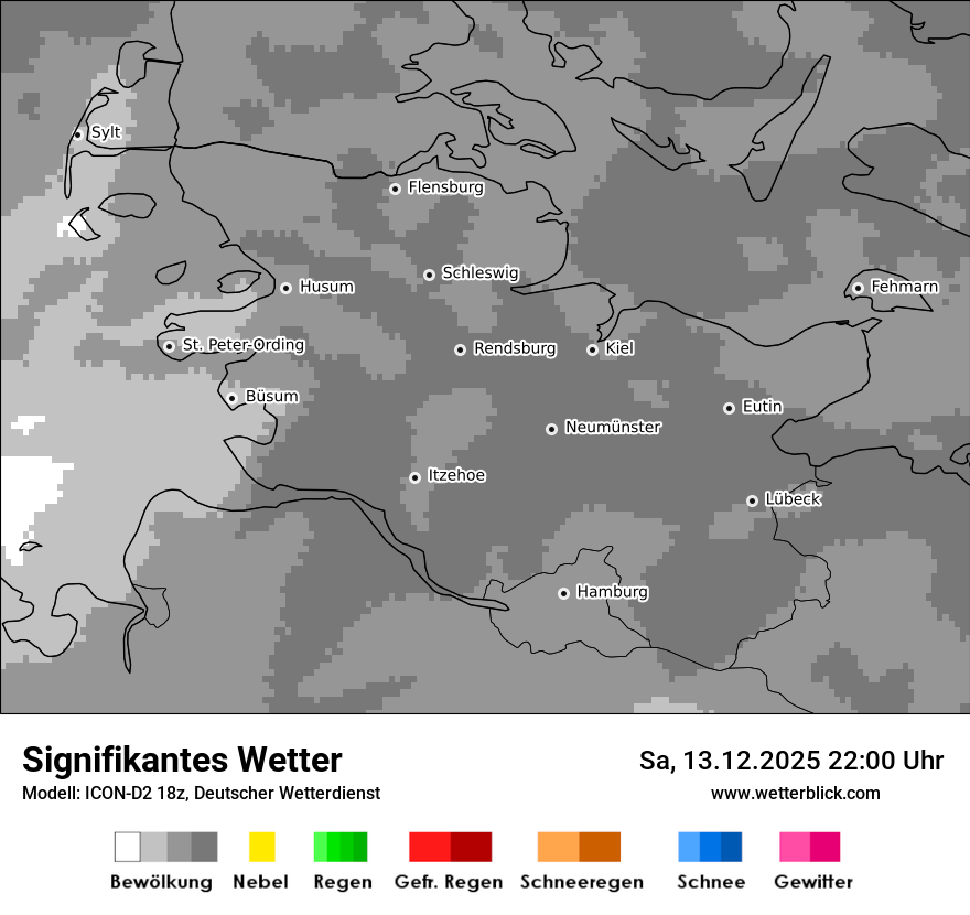 Modellkarten Signifikantes Wetter