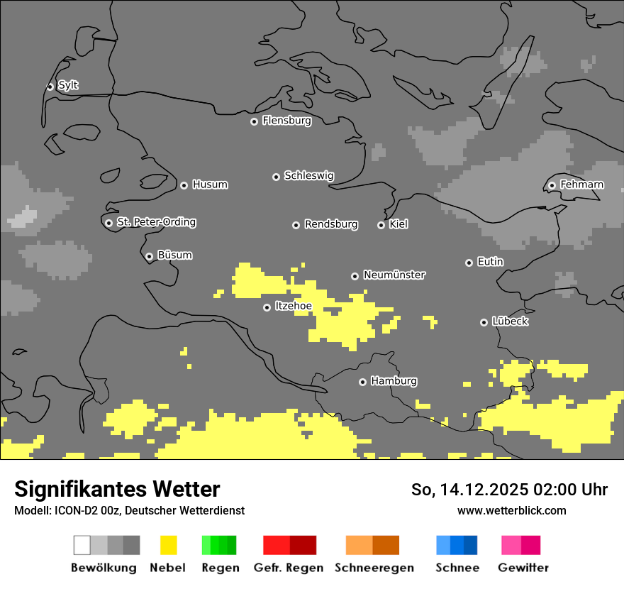 Modellkarten Signifikantes Wetter
